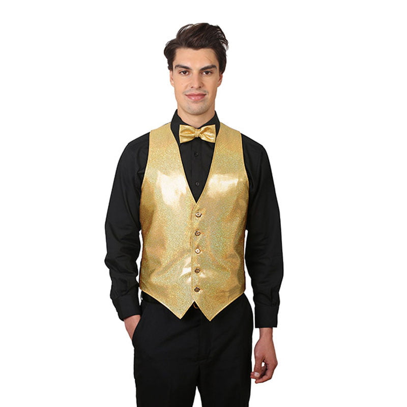 New Gold Luxury Satin Tuxedo Vest  Buy4LessTuxedocom