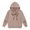 Khaki, variant on Girl's Leopard Bow Graphic Hoodies Cute Hooded Sweatshirts Preppy Hoodie
