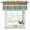 Teal, variant on Farmhouse Teal Blue Brown Curtain Valances for Windows, Kitchen Valance Window Treatments Panel 2 Pack, Vintage Wooden Striped Rod Pocket Short Curtains for Bathroom Bedroom 54 x 18 Inch