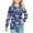 Blue, variant on BFHHYA Girls' Camo Long Sleeve Top Crew Neck Casual Shirt Loose Fit Pullover for Kids for Weekend Outdoor Play 5-14Y