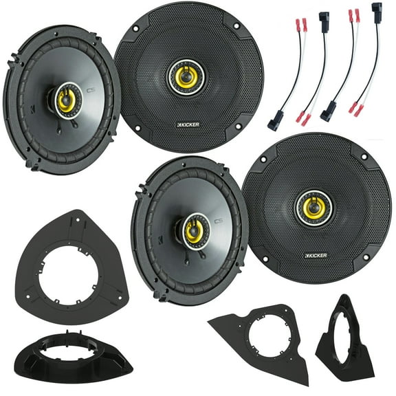 Kicker CS Series Factory Speaker Upgrade Package Fits select 2002-2009 Chevrolet TrailBlazer