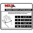 thumbnail image 2 of MRX Weight Lifting Gloves for Women Breathable Workout Gloves Anti Slip Gym Gloves|Red Small, 2 of 5