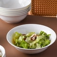 thumbnail image 6 of 6-Piece Soup Bowl Set, 20oz White Ceramic Cereal Bowls  Small Ceramic Bowl for Kitchen, Versatile Serving for Salad Oatmeal Rice etc, Microwave & Dishwasher Safe, 6 of 7
