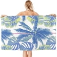 thumbnail image 2 of Palm Trees Large Beach Towel - Plush Thick Cotton Pool Towel, Adult Beach Towels, 2 of 17