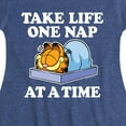 thumbnail image 3 of Garfield - Take Life One Nap - Toddler And Youth Girls Fit And Flare Dress, 3 of 4