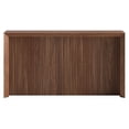 thumbnail image 6 of Evelyn&Zoe Modern/Contemporary 56" Wide Satin Walnut Console Table, 6 of 7