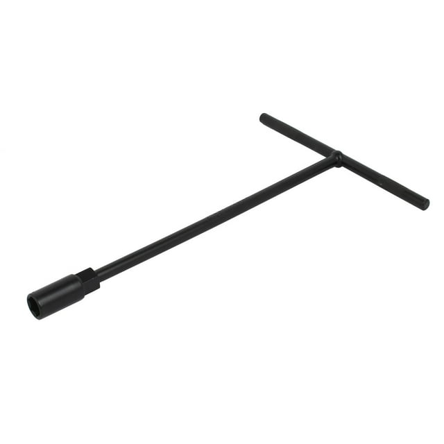 Llave de vaso hexagonal de metal T de 13 mm, destornillador de tuercas profundo, negro