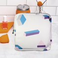 thumbnail image 3 of Bolsa de Almacenamiento Gloria Soporte para Servilletas Sanitarias Geométrico Blanco, 3 of 9