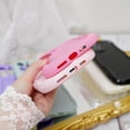thumbnail image 5 of Compatible with iPhone 11 Pro Max 6.7 inch Cute Kawaii Curly Cream Frame Shape Soft Silicone Shockproof Protective Phone Case Cover for Women Girls Light Pink, 5 of 15