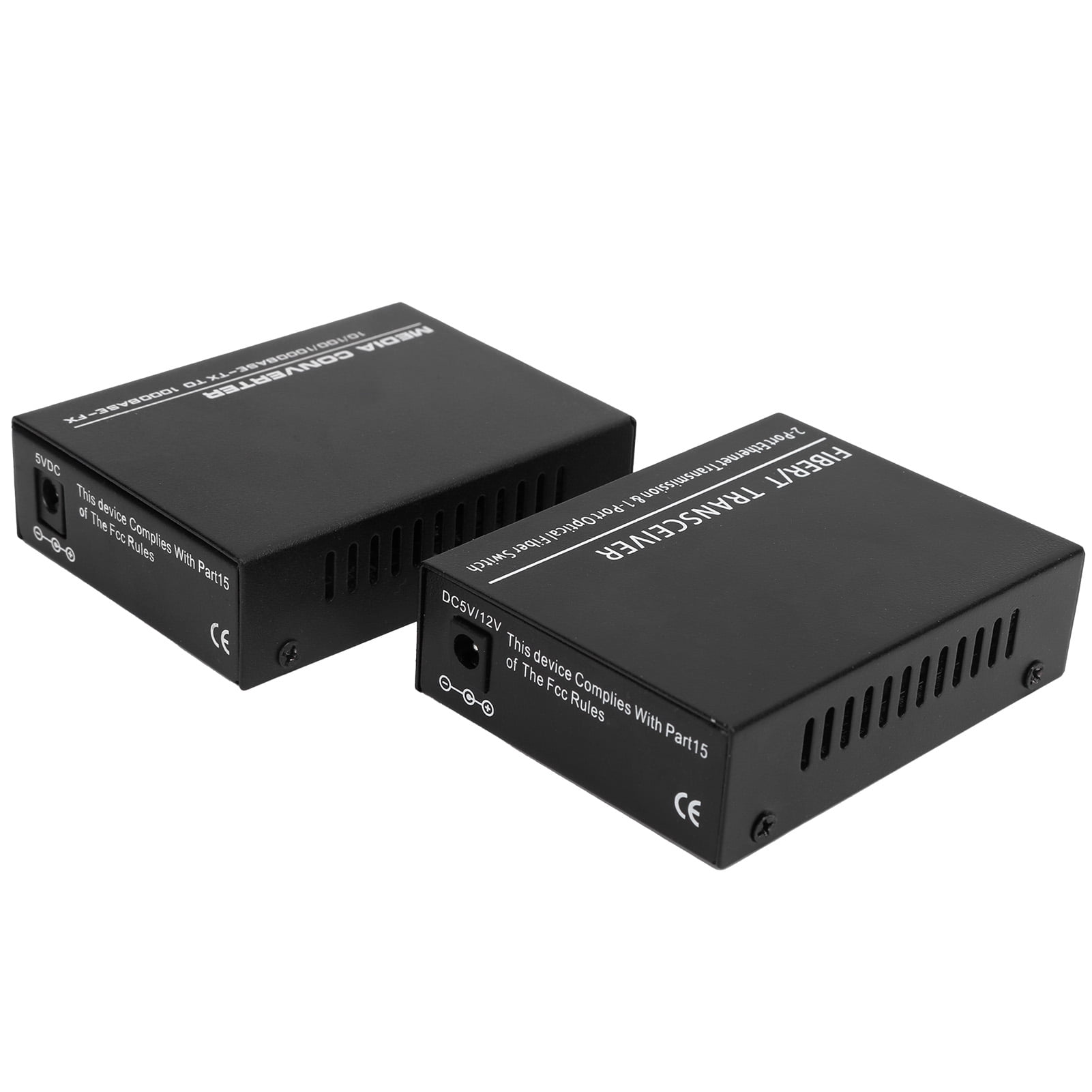 Media Converter, Fiber Converter Plug And Play 10/100/1000Mbps