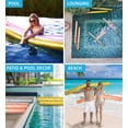 thumbnail image 5 of POZA Inflatable Pool Noodles - Premium Jumbo Pool Noodles in Gold, Rose Gold, and Silver, Sparkly Confetti-Filled Pool Noodle Floats for Adults, Kids, Pool Noodles for Water Games, Pool Party - 3 Pack, 5 of 7