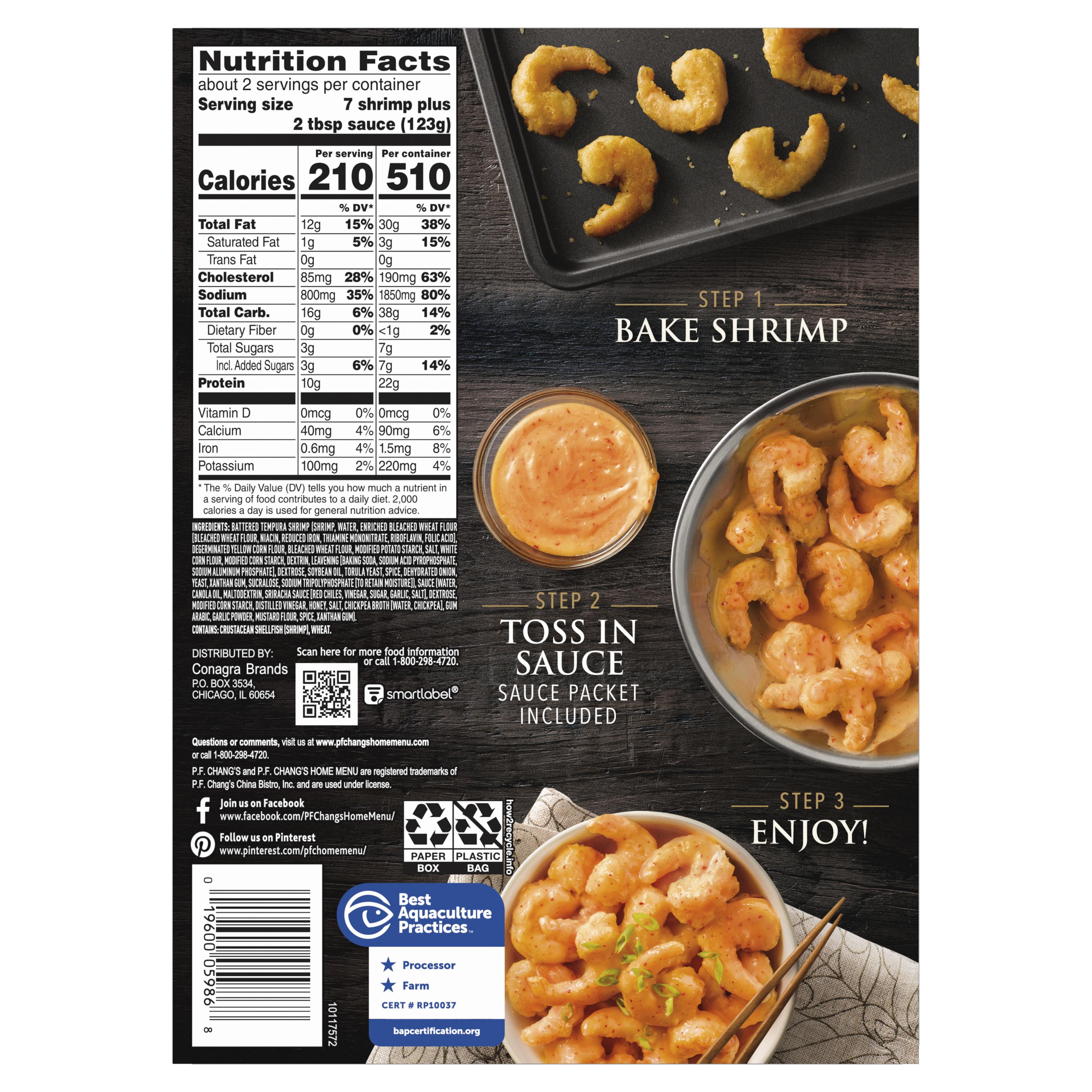 P.f. Chang's Home Menu Firecracker Tempura Shrimp, 10 Oz (Frozen) -  Walmart.com