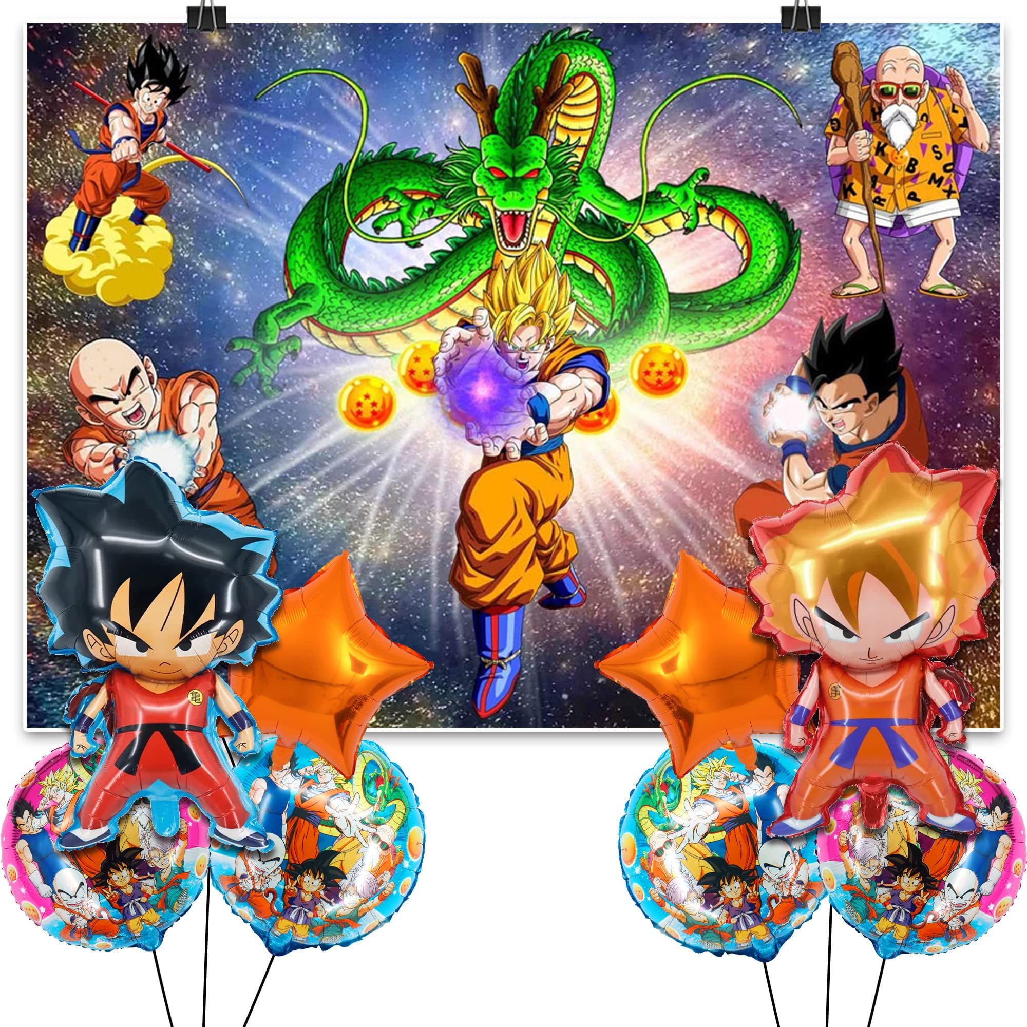 Anime Theme Party Supplies Birthday Decoration, Anime Party Decorations  Backdrop, Balloons, Party Favor for Boys 