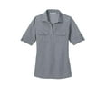 thumbnail image 5 of Port Authority Women's Oxford Pique Double Pocket Polo - L557, 5 of 6