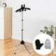 thumbnail image 1 of Perchero De Ropa portátil plegable soporte ajustable para colgar y planchar ropa accesorio de aluminio estructura robusta para uso doméstico y viajes Negro, 1 of 8