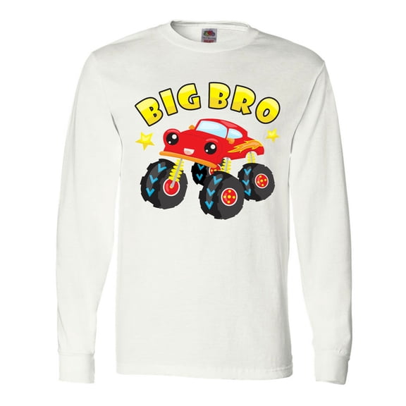 Inktastic Monster Truck Big Bro Long Sleeve T-Shirt