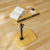Sofa Couch Arm Table Tv Tray Small Bed Stand C Shaped Side End Tables for Living Room Bedroom Bedside Rustic