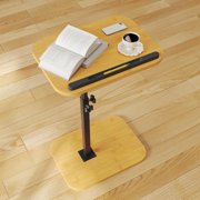 Sofa Couch Arm Table Tv Tray Small Bed Stand C Shaped Side End Tables for Living Room Bedroom Bedside Rustic