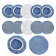 thumbnail image 1 of 12 Packs Car Polisher Waxer Pad Bonnet Set Microfiber for Truck Motorcycle Bike Boat Yacht, 1 of 5