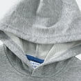 thumbnail image 7 of yocbz Toddler Baby Hoodie Long Sleeve Pullover Hooded Sweatshirt Kids Boy Girl Basic Solid Sports Tops Fall Winter Outfit Grey,12-18 Months, 7 of 7