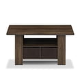 thumbnail image 5 of Furinno Table Basse Andrey avec Tiroir, Noyer Columbia/marron Foncé, 5 of 5