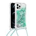 thumbnail image 1 of Funda FOXDOCK para iPhone 12 Pro con Cuerda Ajustable, Brillo Líquido, Protección Antigolpes y Lente – Ideal para Regalo, 1 of 6