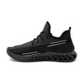 thumbnail image 6 of AKADEMIKS Men's Fit 2.0 Knit Jogger Sneakers, Breathable Running Shoes for Athletic and Casual Wear - Black/Grey, Size 10, 6 of 6