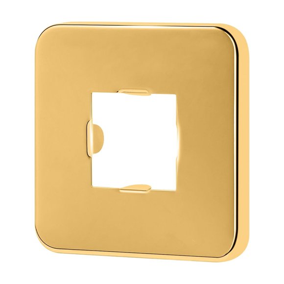 Brida para brazo de ducha BathAce de acero inoxidable dorado de 20,6 mm