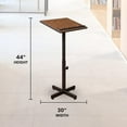 thumbnail image 3 of Oklahoma Sound Portable Presentation Series Adjustable Height Lectern Stand 16 Inch x 20 Inch Reading Surface with Book and Paper Stop, Medium Oak, 3 of 6