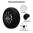 thumbnail image 2 of Fotbe Balls Funda de Llanta de Repuesto con Estampado, Engrosada, Ajuste Universal para Jeep, Remolque, RV, SUV, Camión-15 inch, 2 of 6