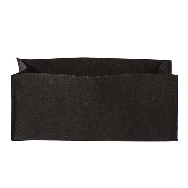 Bolsa cuadrada para plantar frutas, no tejidos, bolsa redonda para crecimiento vegetal transpirable, maceta para cultivo de jardín, suministros para jardín kenally JJ18812-00
