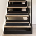 thumbnail image 6 of Hauteloom Stair Mat - Stair Treads Carpet - Peel and Stick - 7 pcs Non Slip Stair Rugs for Wooden Steps - Dark Grey - 8" x 30" - 15 pcs, 6 of 7