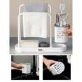 thumbnail image 4 of Cateissary Estante desmontable de cocina, escurridor de fregadero de ahorro de espacio de estilo Simple, soporte de cesta colgante de trapo de Organizadores de utensilios de cocina, 4 of 6