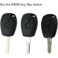 thumbnail image 4 of Funda de silicona azul para llave de coche CV4350 compatible con Renault Dacia de 2 botones, 4 of 5