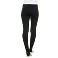 thumbnail image 2 of White Mark Women's Solid Color Leggings, 2 of 3
