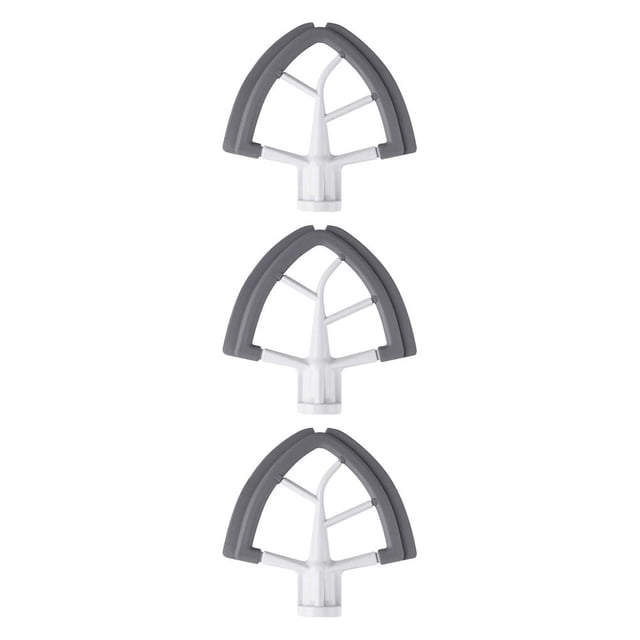Billuyoard Batidores planos con cabezal inclinable, batidora profesional resistente al desgaste, accesorio de cocina para el hogar, utensilios de Type1 NO1