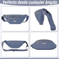 thumbnail image 2 of Cangurera PKDEF Negra Deportiva con Cinturón Impermeable Ajustable para Mujer, 2 of 7
