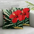 thumbnail image 3 of Chilfamy Farmhouse Decorative Outdoor Throw Pillow Covers for Couch Sofa Bed Hawaiian Tropical Plants Palm Leaf Pillow Cover Modern Decor Pillow Case White, 3 of 5