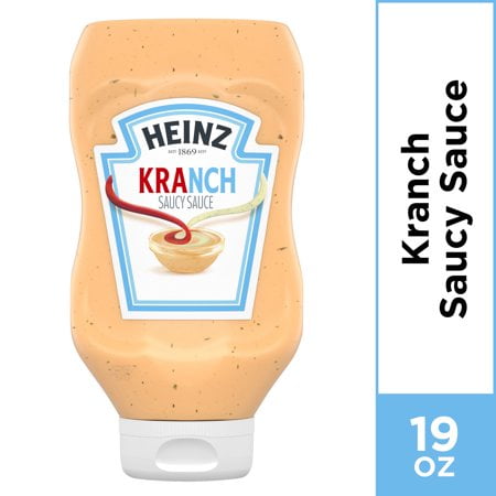 Heinz Kranch Dipping Sauce, 19 Oz Bottle (Pack of 14)