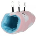 thumbnail image 2 of Small Pet Hanging Tunnel House, Plush Small Pet Tunnel House, Parrots Hedgehogs Squirrels For Hamsters M, 2 of 8