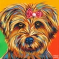 thumbnail image 2 of Vitaletti, Carolee 12x12 Gold Ornate Wood Framed with Double Matting Museum Art Print Titled - Sweet Yorkie I, 2 of 4