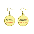 thumbnail image 1 of Ear Dangle Golden Drop Earring Jewelry Mujer Unbranded M, 1 of 3
