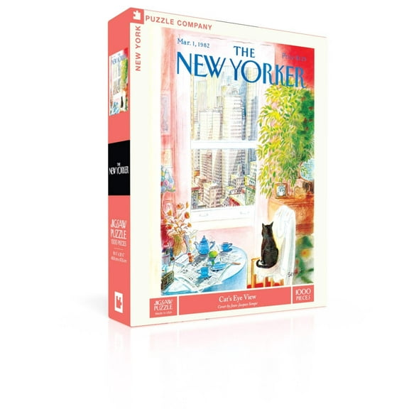 New York Puzzle Company Cat's Eye View 1000 Piece Jigsaw Puzzle