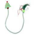 thumbnail image 1 of Interactive Cat Bouncing Tube Toy with Plush Feather - Cat Spring Tube Toy for Christmas Supplies, 1 of 5
