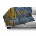 thumbnail image 3 of Nature Soft Flannel Fleece Blanket, Sunken Tree Lake on Mountain Range Exquisite Rural New Zealand Scenery, Cozy Plush for Indoor and Outdoor Use, 50" x 60", Earth Yellow Pale Blue, by Ambesonne, 3 of 6