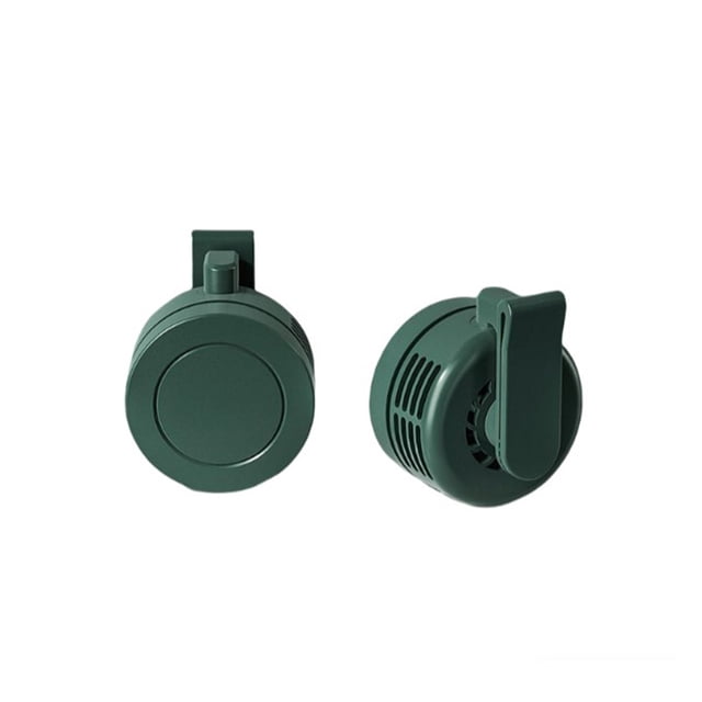 Inteprter Ventilador de cintura colgante, recargable por USB, herramientas de refrigeración sin aspas para exteriores, ventiladores portátiles ligeros Electrodomésticos Verde Inteprter HA065553-03