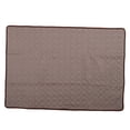 thumbnail image 4 of IBASETOY Coffee Color Puppy Cooling Mat Ice Silk Pad for Outdoor Indoor Pet Sleep and Travel, 4 of 8