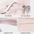 thumbnail image 3 of LHSHID Travel Toiletry Bag TSA Approved Makeup Bag Clear 2 Layer Cosmetic Bag with Handle Waterproof Transparent Makeup Organizer, 3 of 6