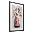 thumbnail image 4 of Vintage Christmas Bell Black Framed Print Under Glass, design by Petal Prints Design, 4 of 10