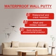 thumbnail image 4 of Yhmxh Tools,Home and Kitchen,Home Essentials Wall Repair Paste Repairs And Restores Damaged Walls Waterproof Wall Patch, 4 of 8